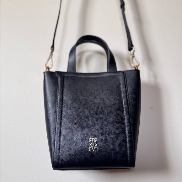 Senreve Mini Tempo Tote Crossbody Bag In Black - Picture 3 of 7